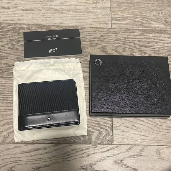 Montblanc Nightflight Wallet 4cc with Moneyclip - Picture 3 of 8